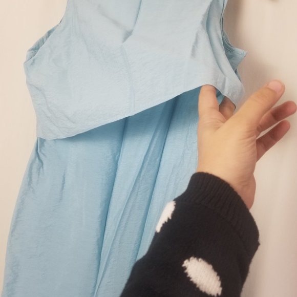 NWT To The Max light blue sleeveless mini layered dress size XS (104) - Picture 9 of 9